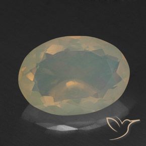 1.74ct Natural Multicolorido Opala, oval, Transparente
