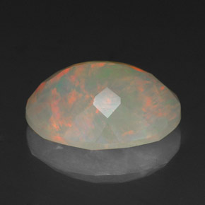 Opala multicolorido natural 2,18ct, transparente, transparente/translúcido
