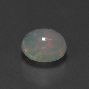 Opala multicolorido natural 1,20ct, transparente, transparente/translúcido