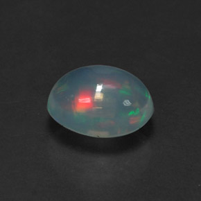Opala multicolorido natural 1,01ct, corte oval, transparente