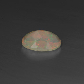 Opala multicolorido natural 0,45ct, transparente, transparente/translúcido