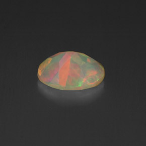 Opala multicolorido natural 0,46ct, transparente, transparente/translúcido