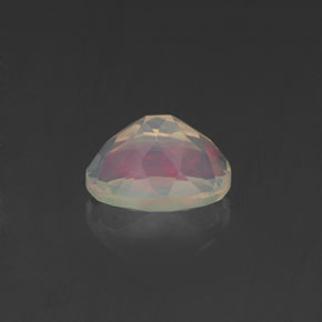 Opala multicolorido natural 0,62ct, corte oval, transparente