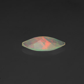 Opala multicolorido natural 0,56ct, marquise, transparente