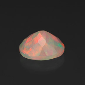 Opala multicolorido natural 1,36ct, transparente, transparente/translúcido