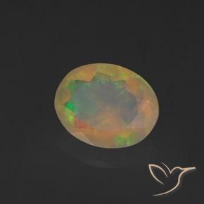Opala Multicolorido Natural 1.07ct, oval, Transparente