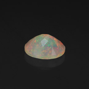 Opala multicolorido natural 1,19ct, transparente, transparente/translúcido