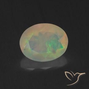 1.16ct Natural Multicolorido Opala, oval, Transparente