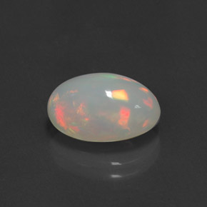 Opala multicolorido natural 2,98ct, transparente, transparente/translúcido