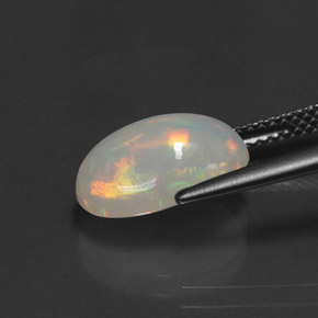 Opala multicolorido natural 2,98ct, transparente, transparente/translúcido
