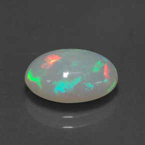 Opala multicolorido natural 2,57ct, transparente, transparente/translúcido