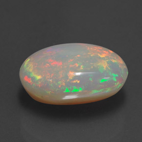 Opala multicolorido natural 4,88ct, transparente, transparente/translúcido