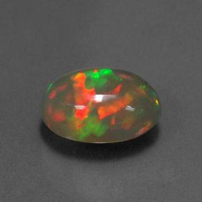 Opala multicolorido natural 2,62ct, transparente, transparente/translúcido