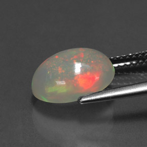 Opala multicolorido natural 2,34ct, transparente, transparente/translúcido