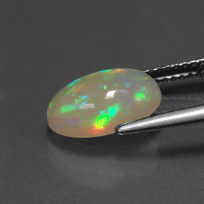 Opala multicolorido natural 2,10ct, transparente, transparente/translúcido