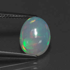 Opala multicolorido natural 2,35ct, transparente, transparente/translúcido