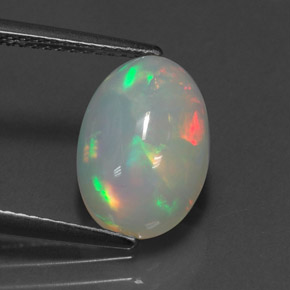 Opala multicolorido natural 2,60ct, transparente, transparente/translúcido