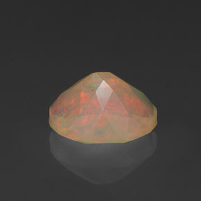 Opala multicolorido natural 0,89ct, transparente, transparente/translúcido