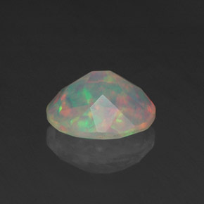 Opala multicolorido natural 0,83ct, transparente, transparente/translúcido