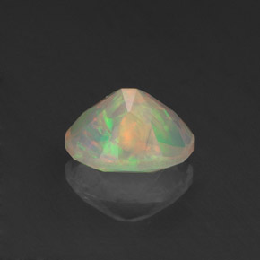 Opala multicolorido natural 0,67ct, transparente, transparente/translúcido