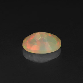 Opala multicolorido natural 0,50ct, transparente, transparente/translúcido