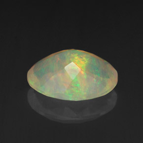 Opala multicolorido natural 1,71ct, corte oval, transparente