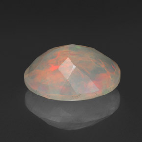 Opala multicolorido natural 1,46ct, transparente, transparente/translúcido