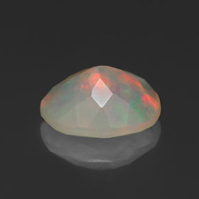 Opala multicolorido natural 1,12ct, transparente, transparente/translúcido