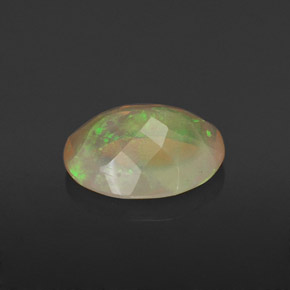 Opala multicolorido natural 1,37ct, transparente, transparente/translúcido