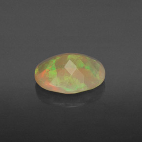 Opala multicolorido natural 1,10ct, transparente, transparente/translúcido