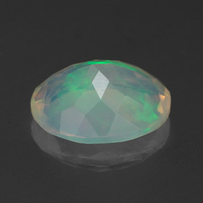 Opala multicolorido natural 1,60ct, corte oval, transparente