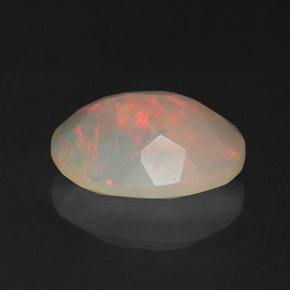 Opala multicolorido natural 1,57ct, transparente, transparente/translúcido