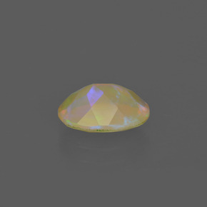 Opala multicolorido natural 1,05ct, corte oval, transparente