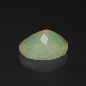 Opala multicolorido natural 1,26ct, transparente, transparente/translúcido