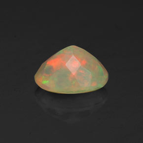 Opala multicolorido natural 1,02ct, transparente, transparente/translúcido