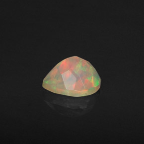 Opala multicolorido natural 0,60ct, transparente, transparente/translúcido