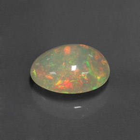 Opala multicolorido natural 2,19ct, transparente, transparente/translúcido