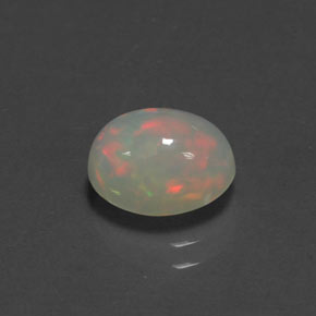 Opala multicolorido natural 1,38ct, transparente, transparente/translúcido