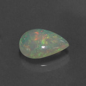 Opala multicolorido natural 1,72ct, transparente, transparente/translúcido