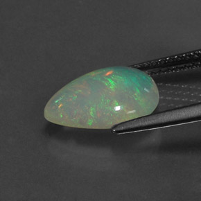 Opala multicolorido natural 1,72ct, transparente, transparente/translúcido
