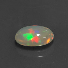 Opala Multicolorido Natural 1.05ct, Corte Oval, Transparente
