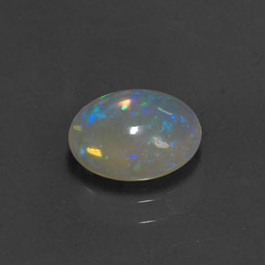 Opala multicolorido natural 1,11ct, corte oval, transparente