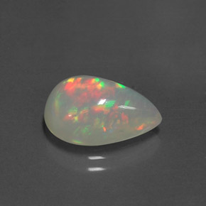 Opala multicolorido natural 3,12ct, transparente, transparente/translúcido