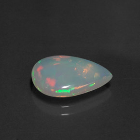 Opala multicolorido natural 2,21ct, transparente, transparente/translúcido