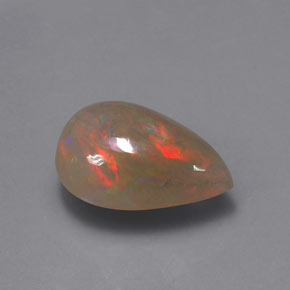 Opala multicolorido natural 3,85ct, transparente, transparente/translúcido