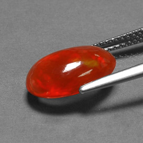 Opala multicolorido natural 1,96ct, transparente, transparente/translúcido