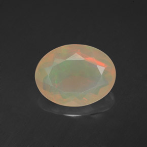 Opala multicolorido natural 2,30ct, transparente, transparente/translúcido
