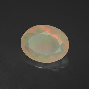 Opala multicolorido natural 2,30ct, transparente, transparente/translúcido