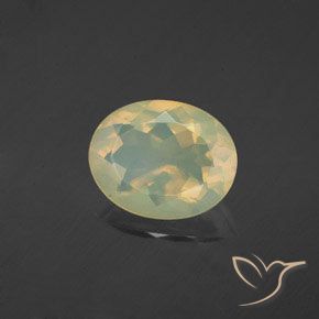 Opala Multicolorido Natural 1.56ct, oval, Transparente
