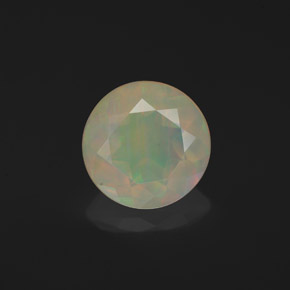 Opala multicolorido natural 1,25ct, transparente, transparente/translúcido